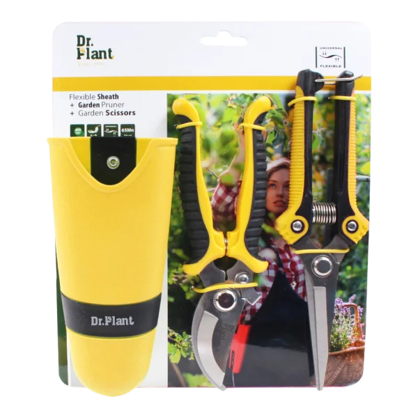Set de tijeras de podar y funda portaherramientas