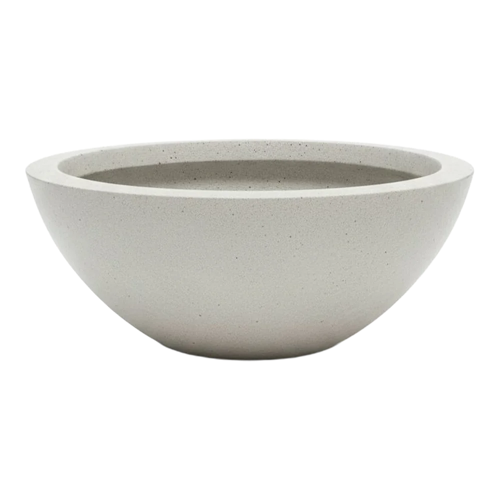 Maceta de fiberclay CIGAR Beige