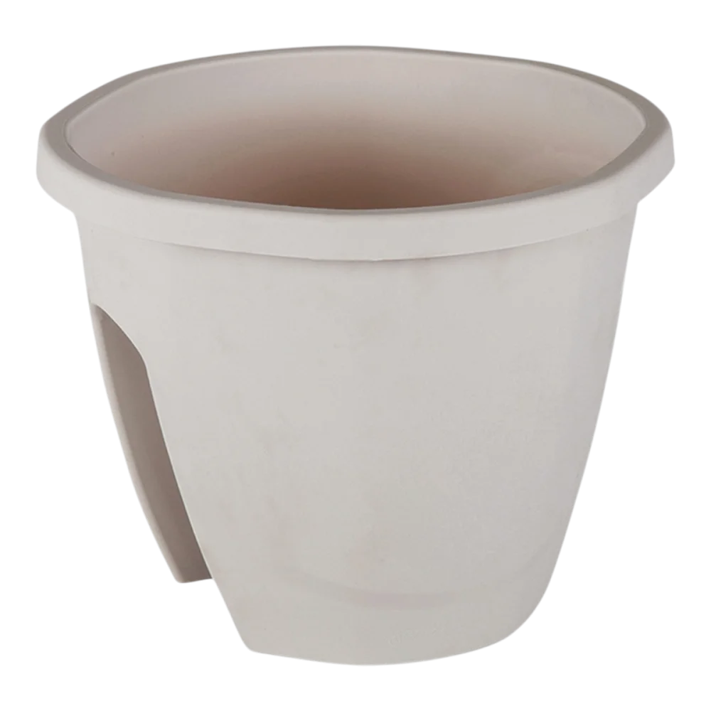 Jardinière de balcon Émeraude Blanc cassé