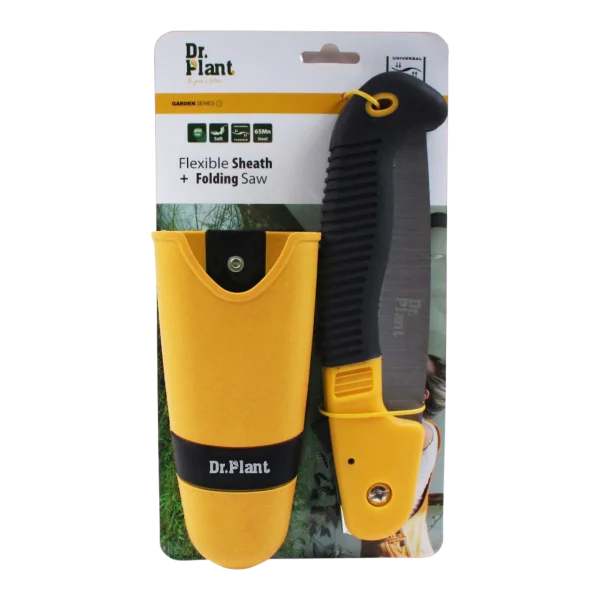 Sierra plegable y funda portaherramientas