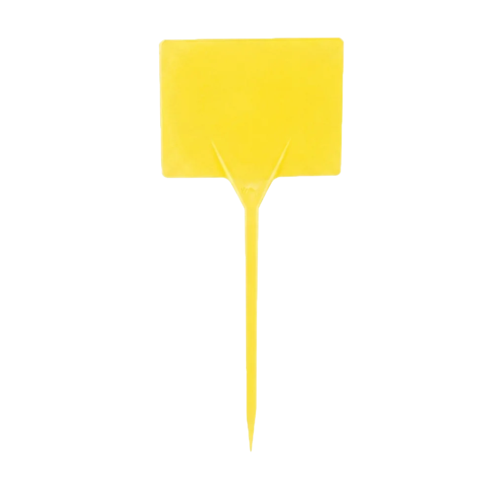 Etiqueta de plástico para plántulas Amarillo