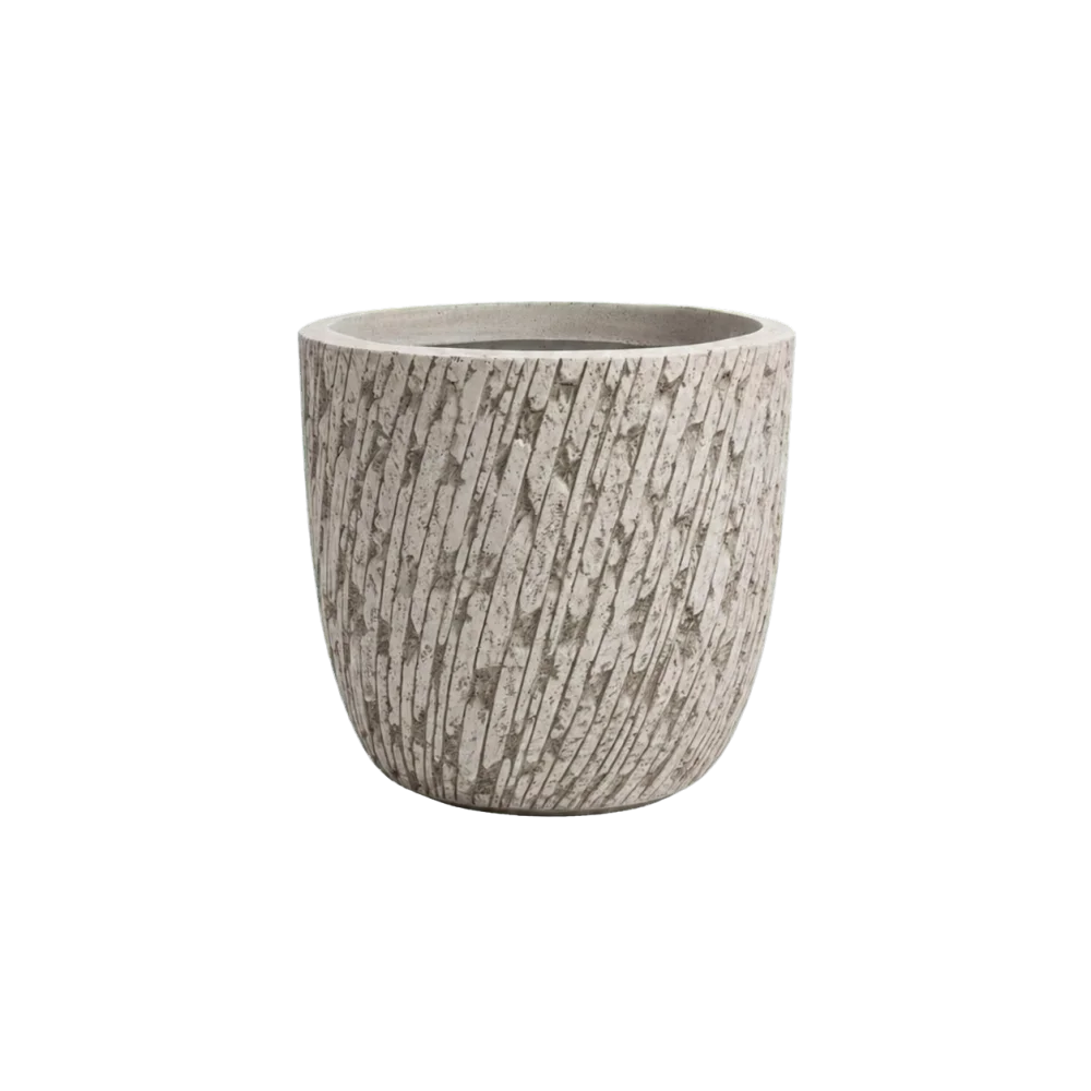 KALE Fiberclay Saksı Bej