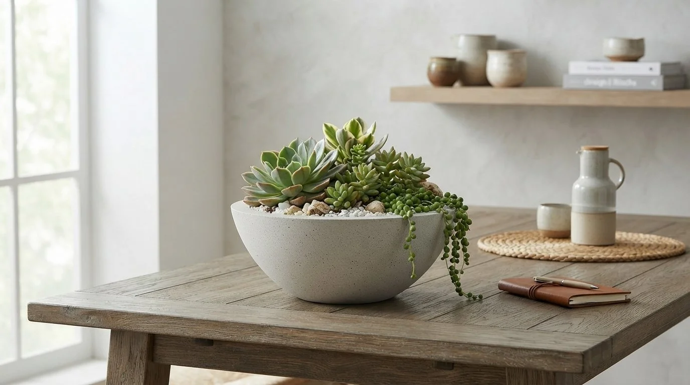 AURA Fiberclay Saksı