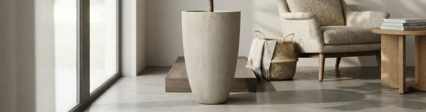 ORION Fiberclay-Pflanztopf