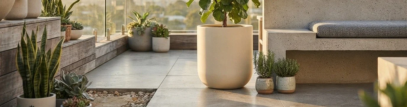 Pot Fiberclay SADE