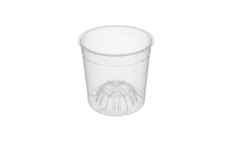 Pot de culture transparent pour orchidée Transparent