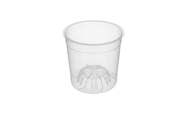 Maceta de cultivo transparente para orquídeas