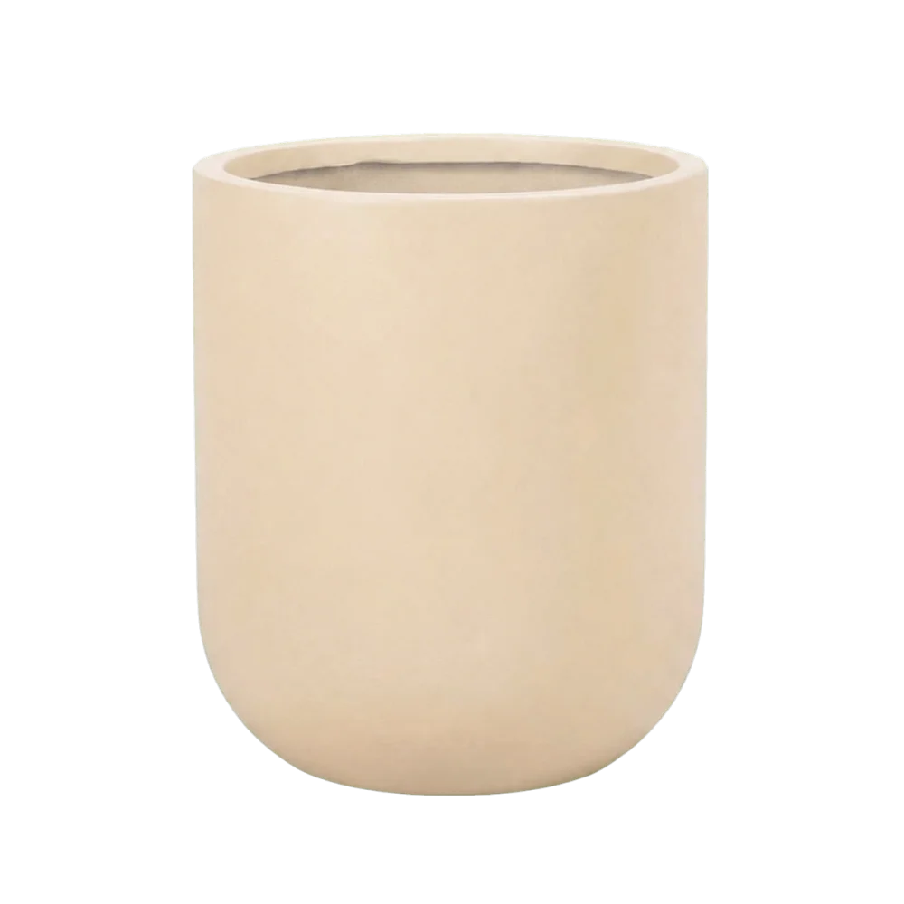 SADE Fiberclay Saksı Bej