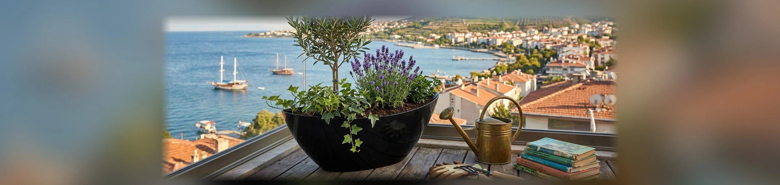 Boat Arrangement Pot