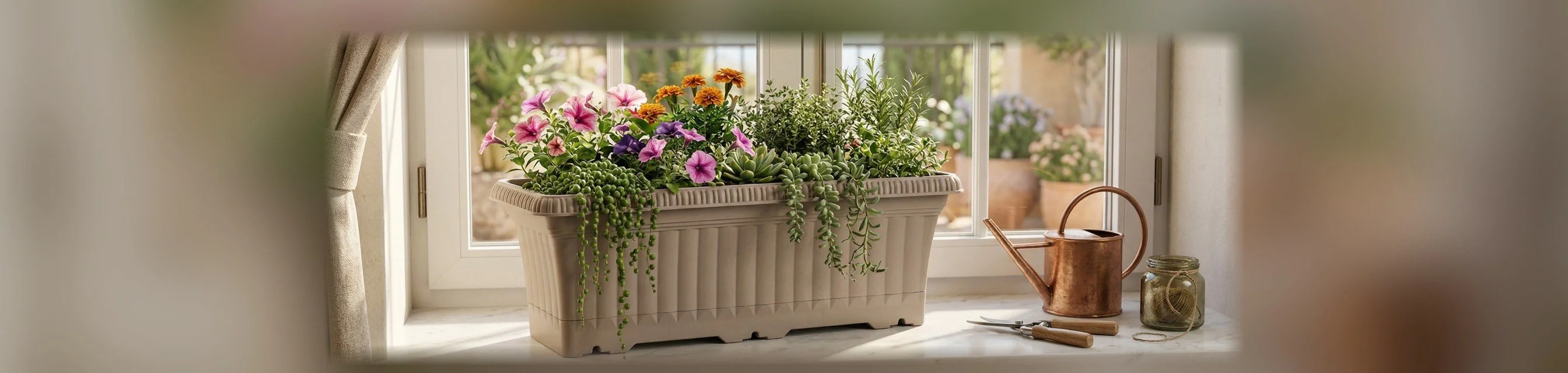 Ova Balkon Saksı