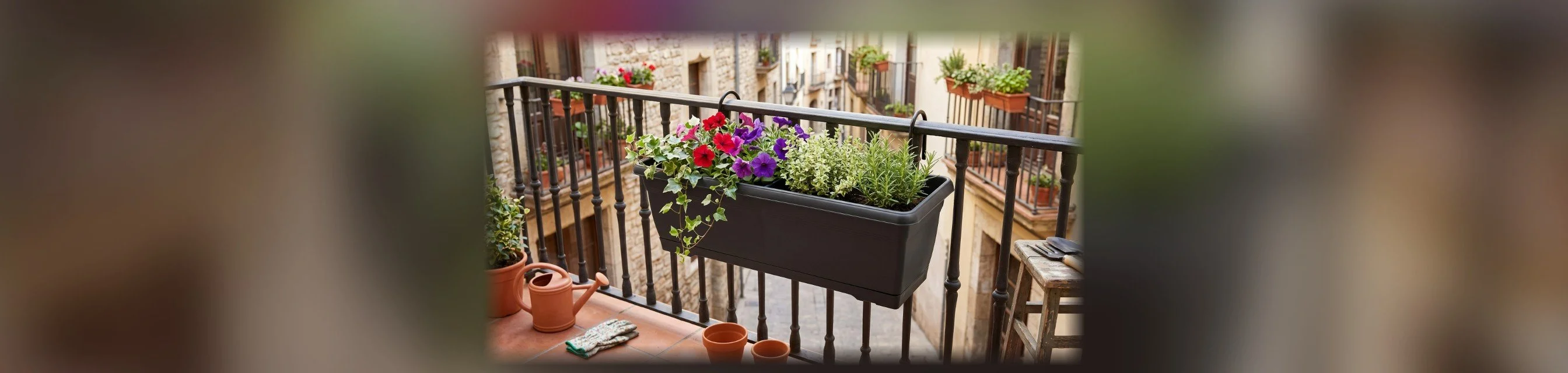 Villa Balkon Saksı