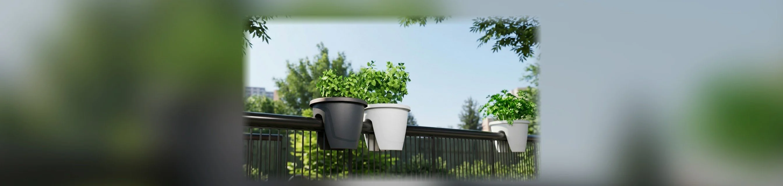 Jardinière de balcon Émeraude
