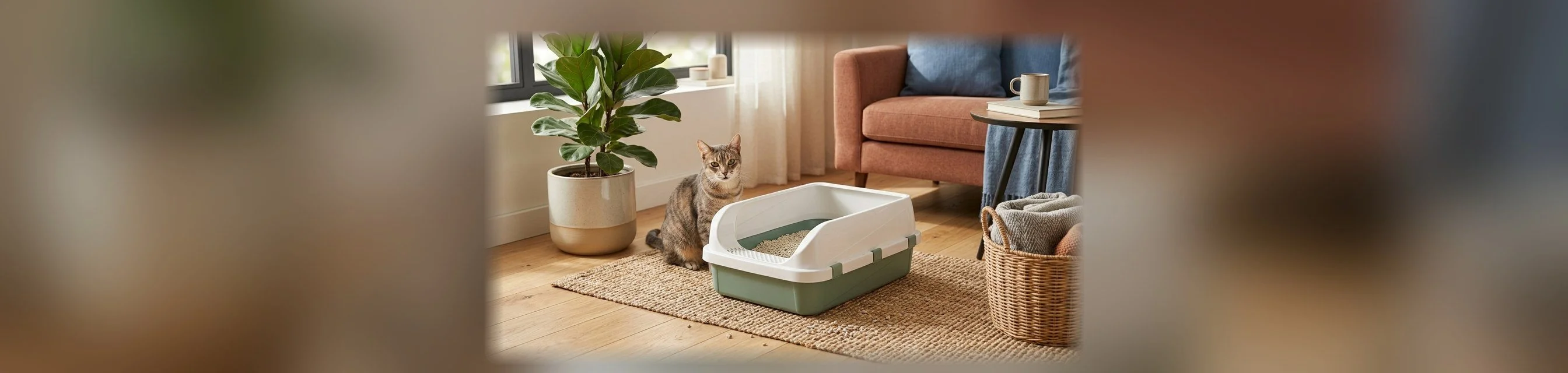 ROOMY AÇIK KEDİ TUVALETİ