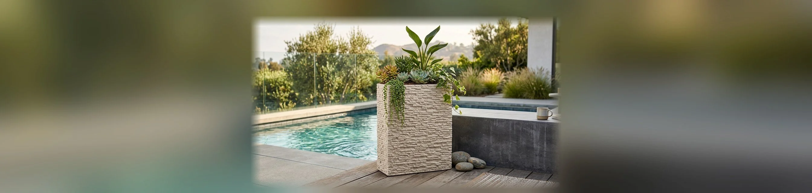 ZENİT Fiberclay-Pflanztopf