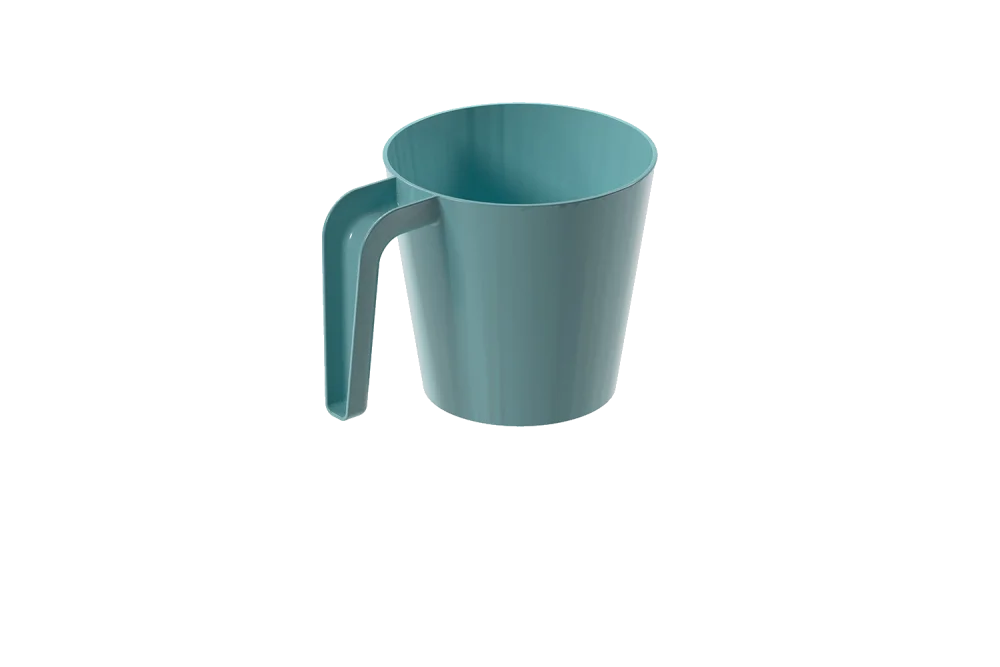 VASO MEDIDOR DE PIENSO SCOOPY Verde agua