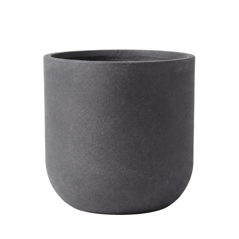 TİTAN Fiberclay Pot Lead grey